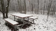 Kartepe bembeyaz oldu! İstanbul’a 2 saat mesafede!