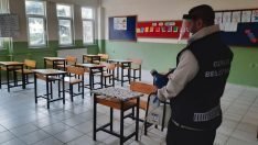 GEMLİK BELEDİYESİ OKULLARI DEZENFEKTE ETTİ
